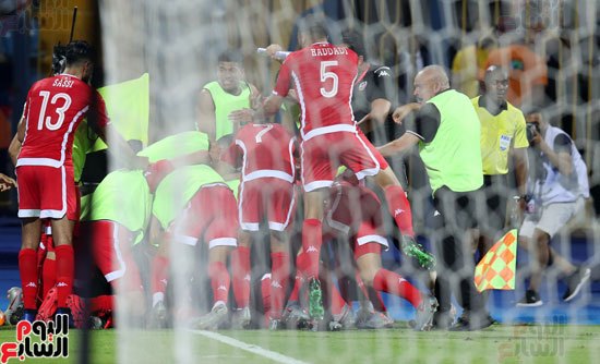 احتفال لاعبي تونس