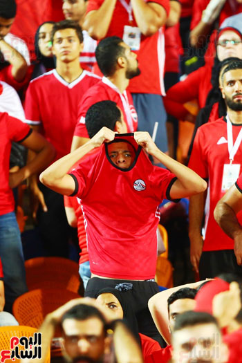 حزن جماهير مصر بعد مباراة  جنوب أفريقيا
