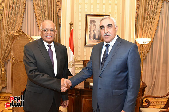 رئيس مجلس النواب على عبدالعال يستقبل السفير العراقى (4)