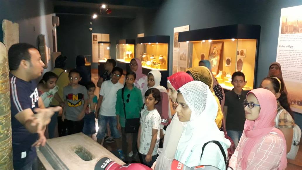 مشاركة الأطفال فى ورش النشاط الصيفى بمتحف ملوى (5)