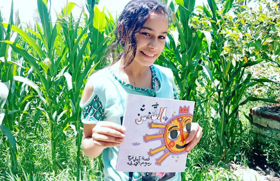 عربية الحواديت توفر كتب لأطفال القرى والنجوع (1)