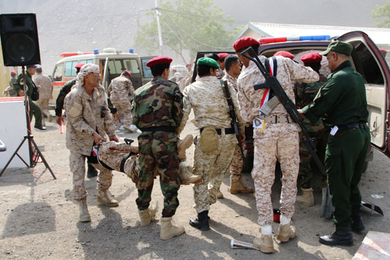 عناصر من الجيش اليمنى