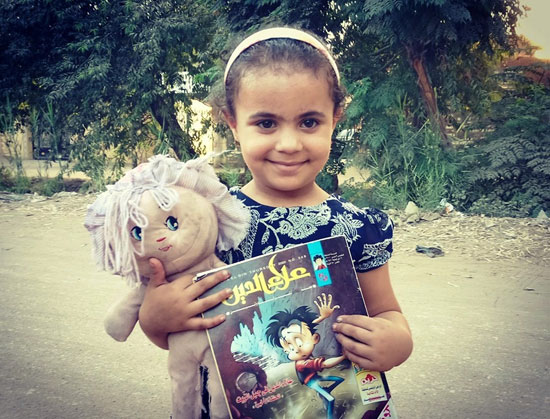 عربية الحواديت توفر كتب لأطفال القرى والنجوع (9)