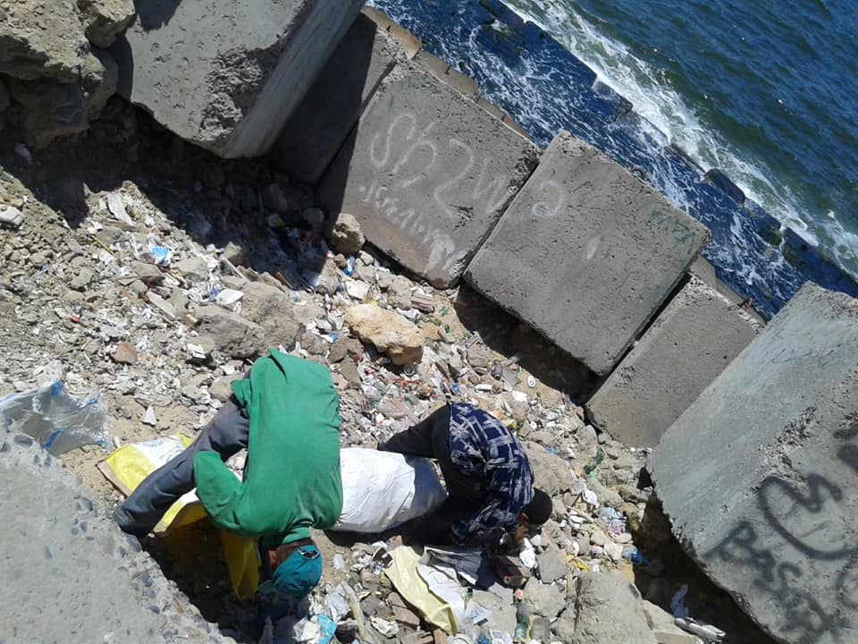 تطهير الشواطئ وسط الاسكندرية (2)