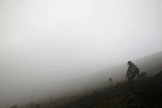 غيوم بسبب نشاط البركان