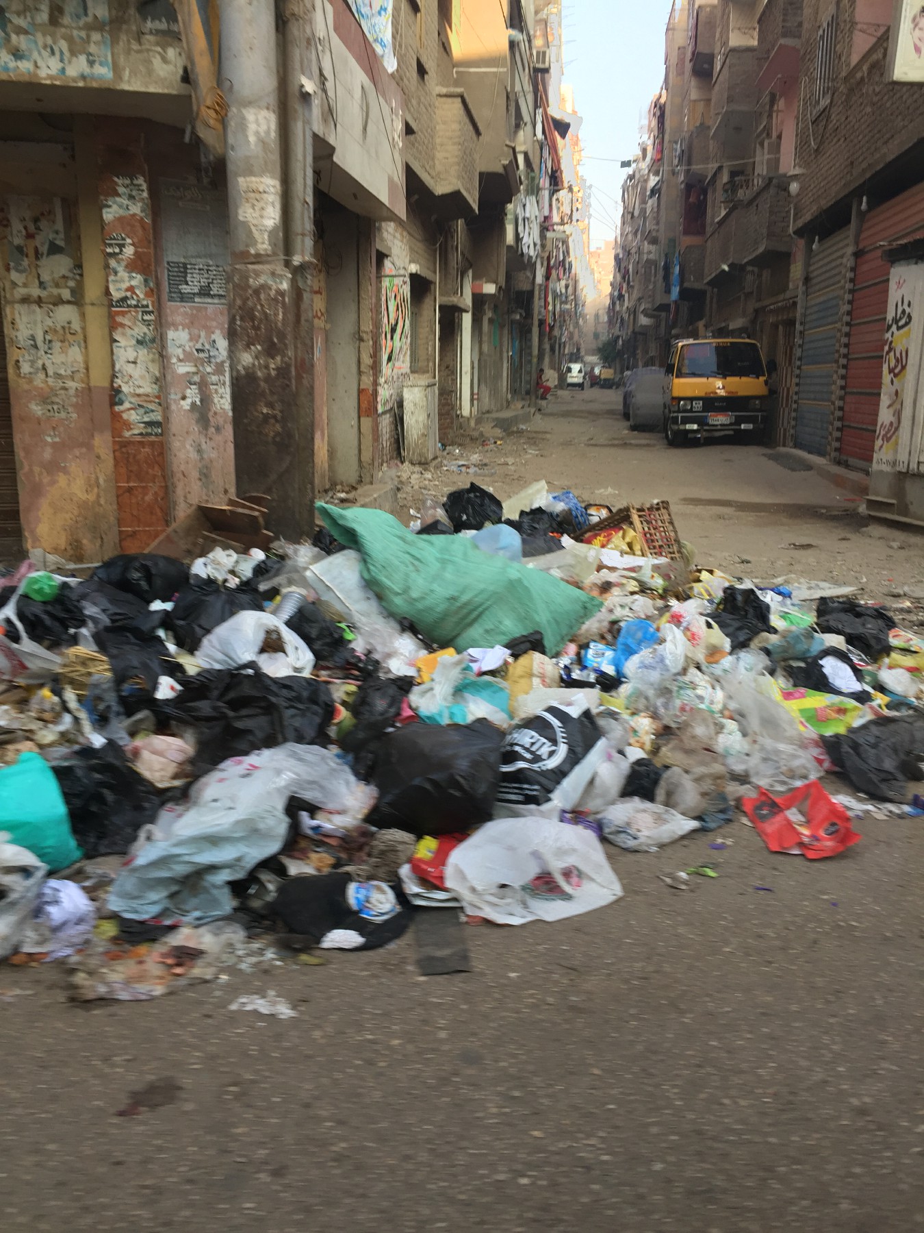 انتشار القمامة بشوارع الغربية فى أول أيام عيد الأضحى (1)