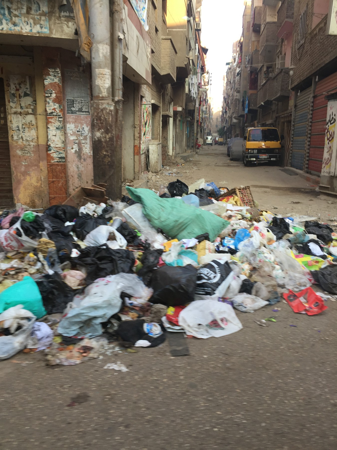 انتشار القمامة بشوارع الغربية فى أول أيام عيد الأضحى (7)