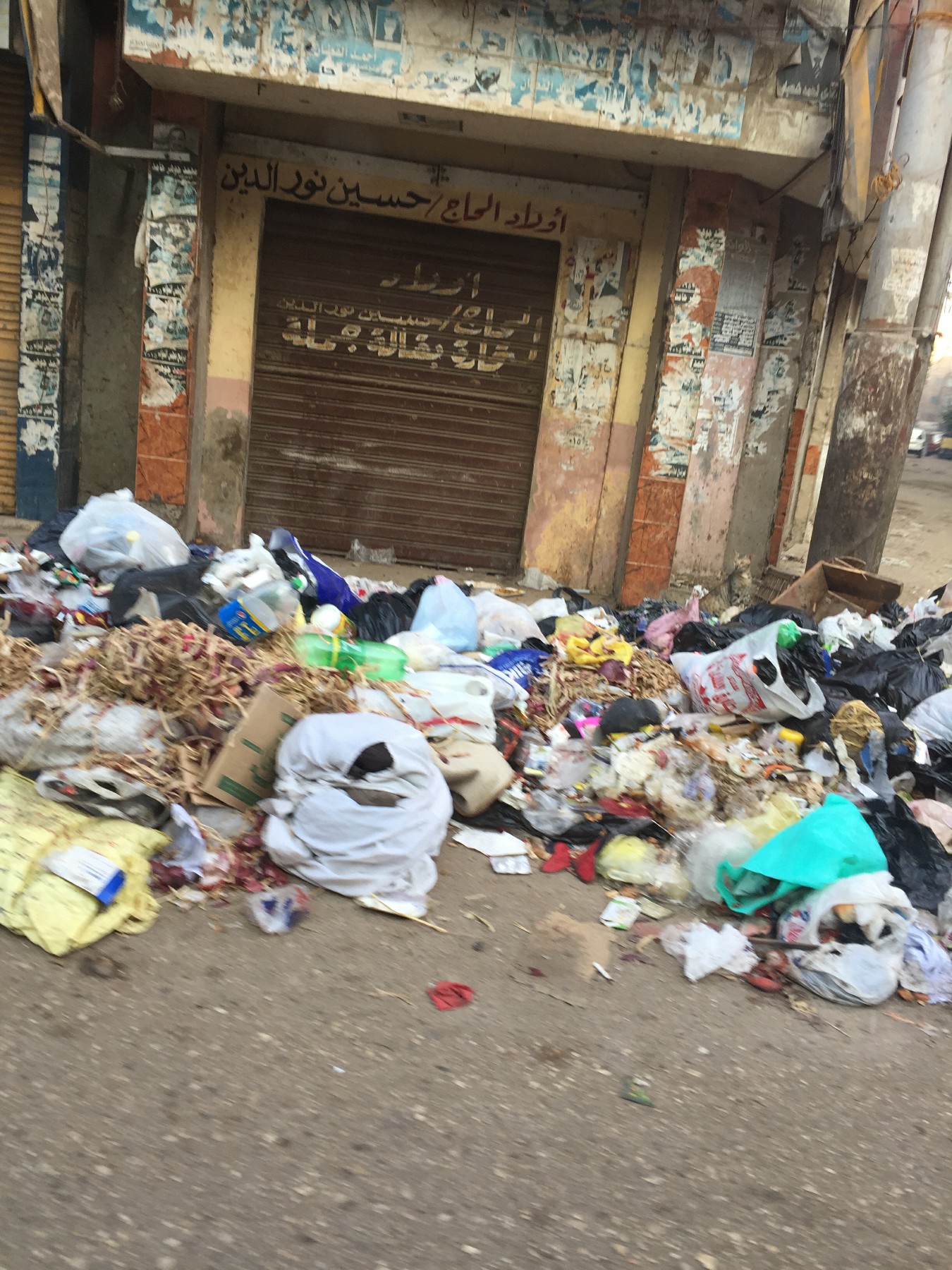 انتشار القمامة بشوارع الغربية فى أول أيام عيد الأضحى (6)