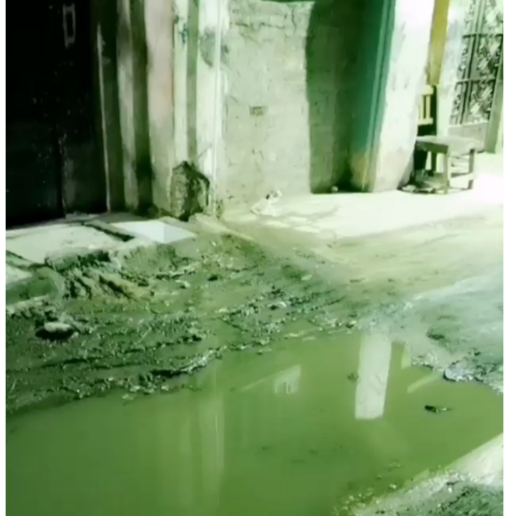 مياه الصرف بشارع الشوبكى