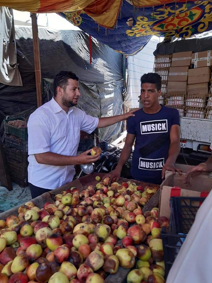 متابعة الباعه الجائلين خلال الحملة متابعة الباعه الجائلين خلال الحملة