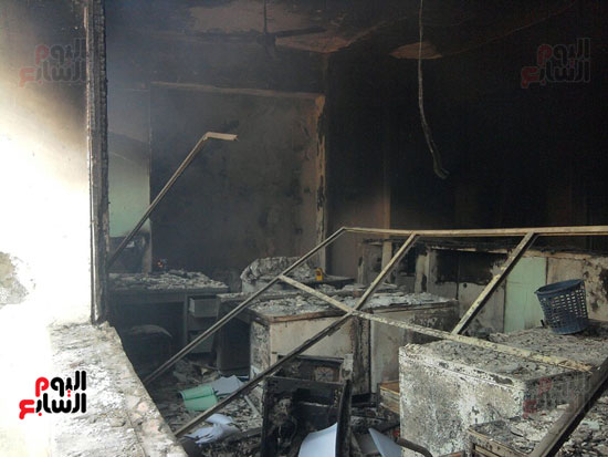 حريق محافظة بنى سويف