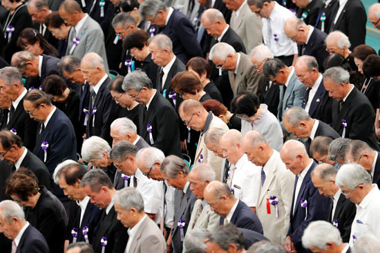 اليابان تحيى الذكرى الـ74 للحرب العالمية الثانية