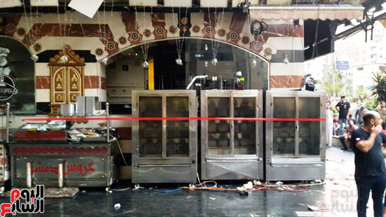 غلق مطعم السورى شرق الاسكندرية و تشميعه بالشمع الأحمر (5)