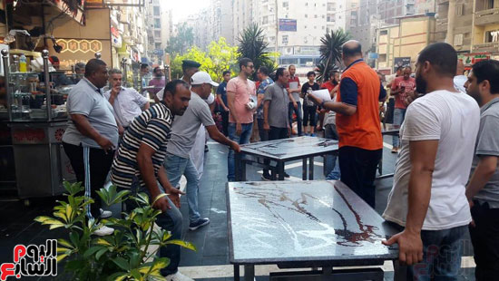 غلق مطعم السورى شرق الاسكندرية و تشميعه بالشمع الأحمر (13)