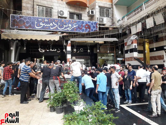 غلق مطعم السورى شرق الاسكندرية و تشميعه بالشمع الأحمر (2)