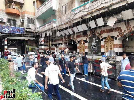 غلق مطعم السورى شرق الاسكندرية و تشميعه بالشمع الأحمر (1)