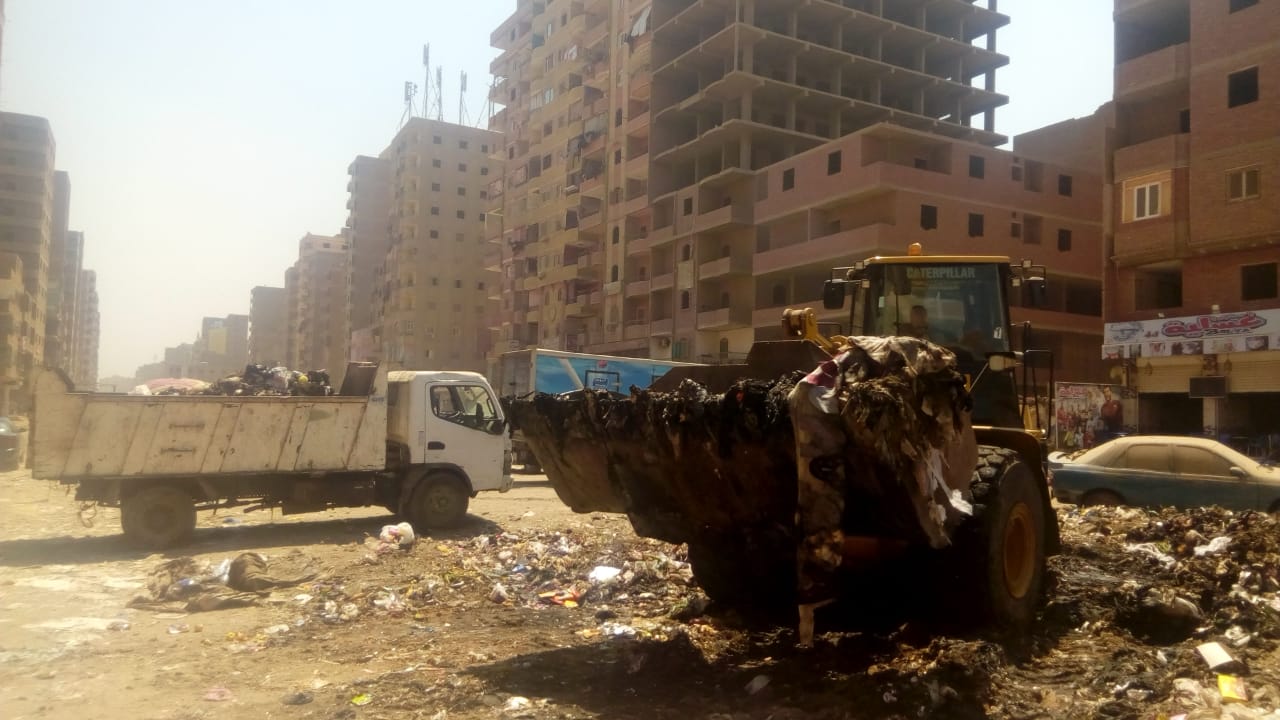 رفع أكوام القمامة من شوارع القليوبية (5)
