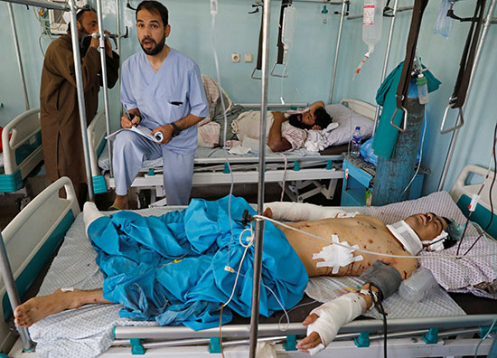 انفجار قنبلة بحفل عرس فى العاصمة كابول (4)