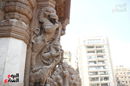 التراث الهندى على جدران قصر البارون (2)