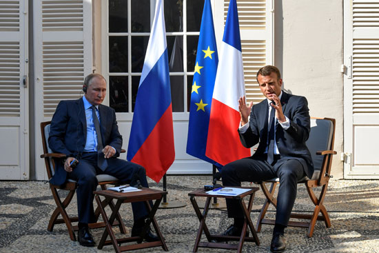 محادثات-بين-الرئيسين-الفرنسى-والروسى
