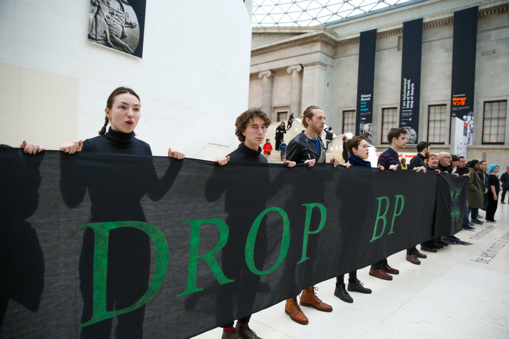 نشطاء يحتجون على رعاية BP للمتحف البريطاني