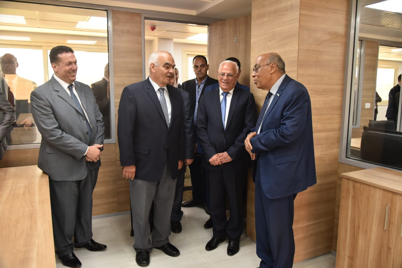 محافظ بورسعيد يفتتح مقر هيئة قضايا الدولة بالمحافظة (1)
