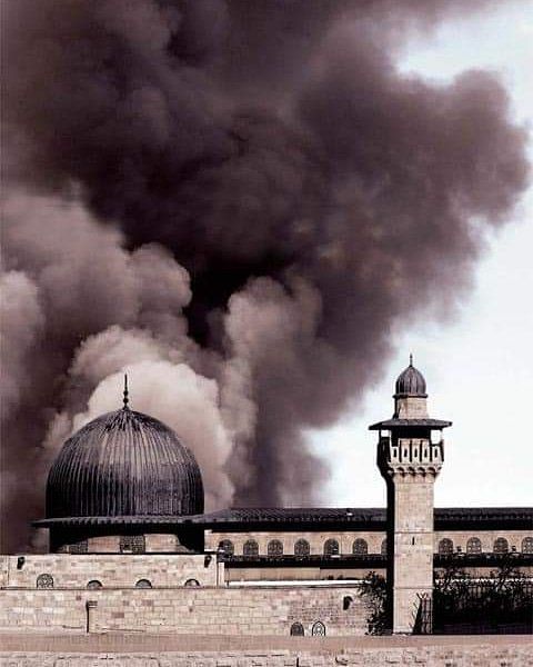 حريق المسجد الأقصى حريق المسجد الأقصى