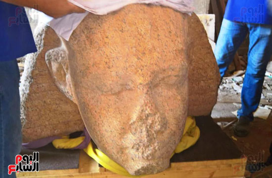 رأس تمثال للملك سنوسرت الأول