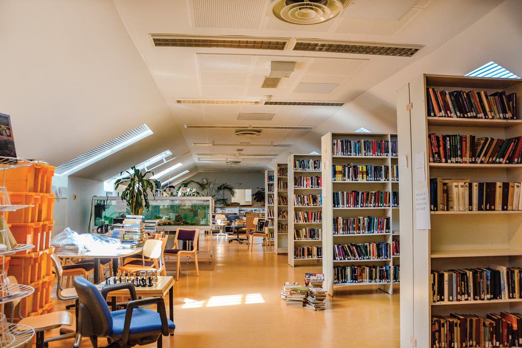 مكتبة بسجن مفتوح بفنلندا