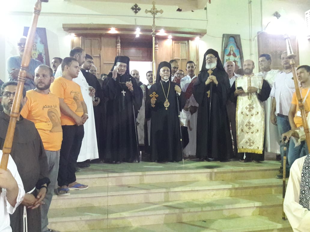 مطارنة الكاثوليك يحتفلون بدورة العذراء بدير درنكة في نهاية الصوم (2)