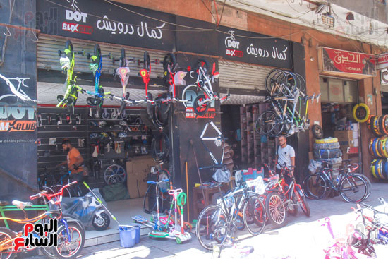 محلات بيع الدراجات بوسط البلد