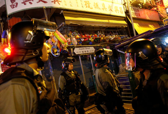 قوات الأمن فى هونج كونج
