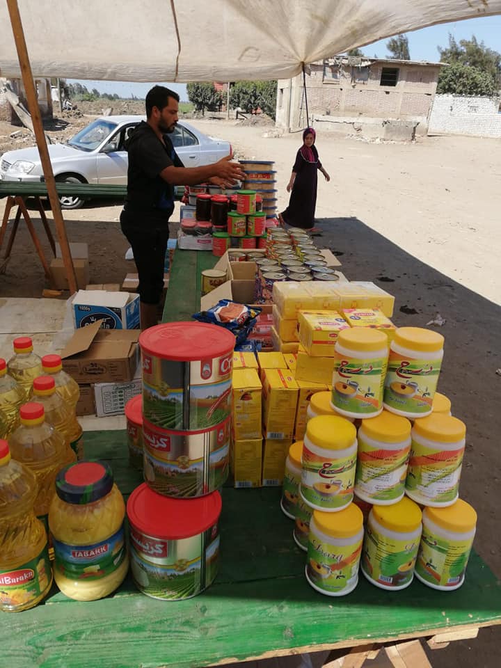 قافلة للسلع الغذائية بقرية برياض كفر الشيخ  (6)