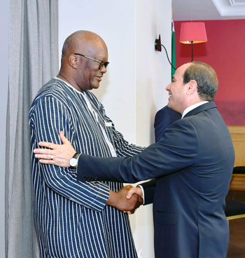 الرئيس السيسى يلتقى رؤساء دول أفريقية