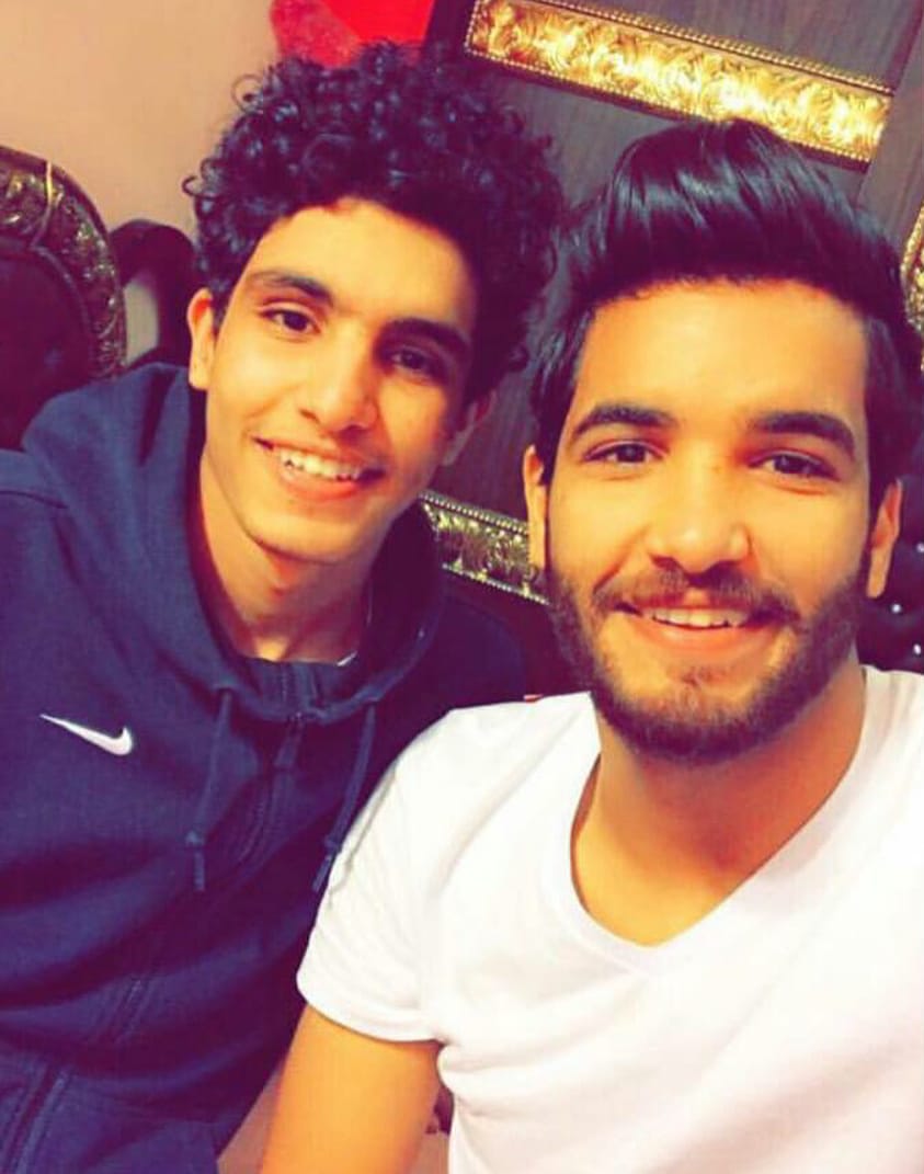 صالح جمعة مع شقيقه عبد الرحمن