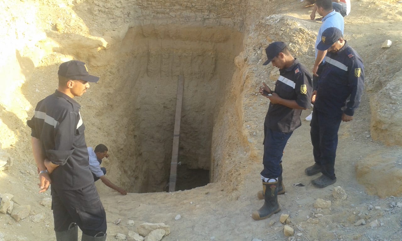 مصرع شخص أثناء التنقيب عن الآثار بالعياط (3)