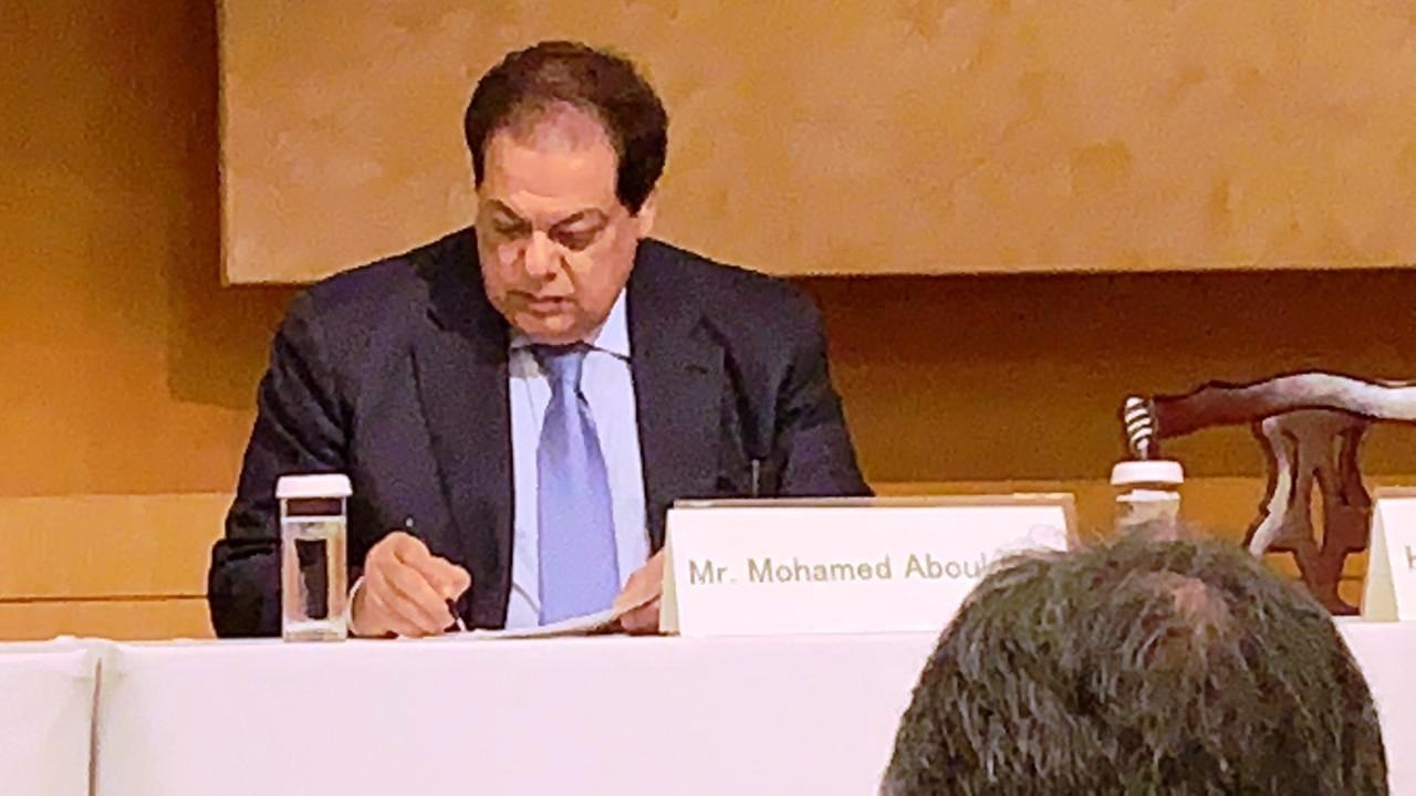 محمد أبو العينين خلال افتتاح منتدي الأعمال المصري – الياباني (11)
