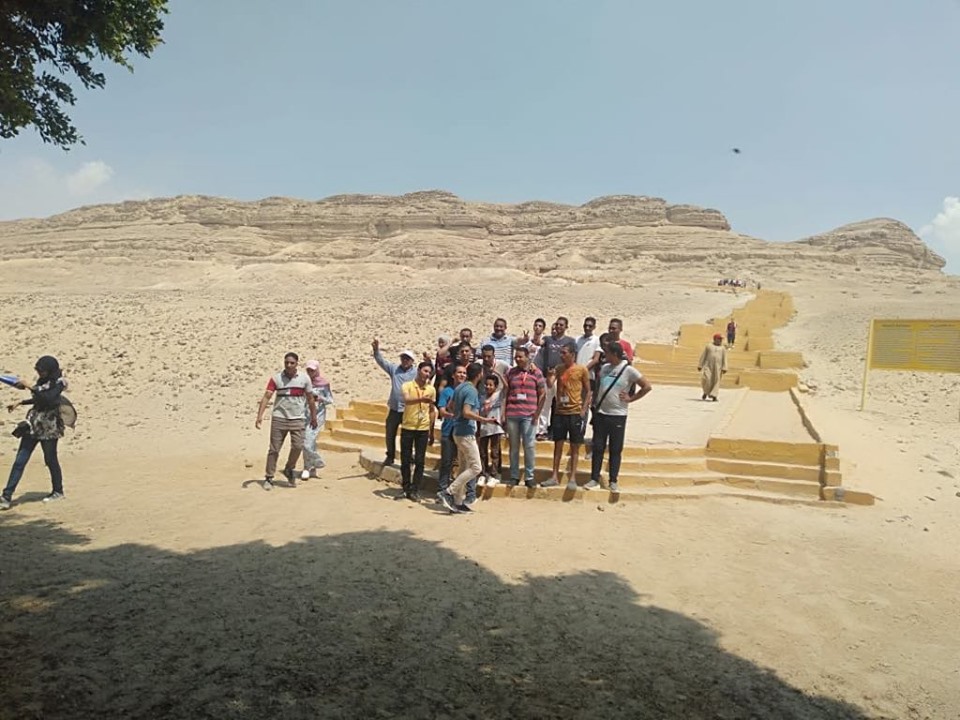 وفود شبابية من 5 جامعات تزور منطقة بنى حسن الأثرية بالمنيا (3)