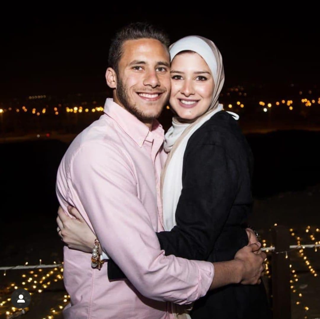 رمضان صبحى لاعب الأهلى و زوجته حبيبة إكرامى