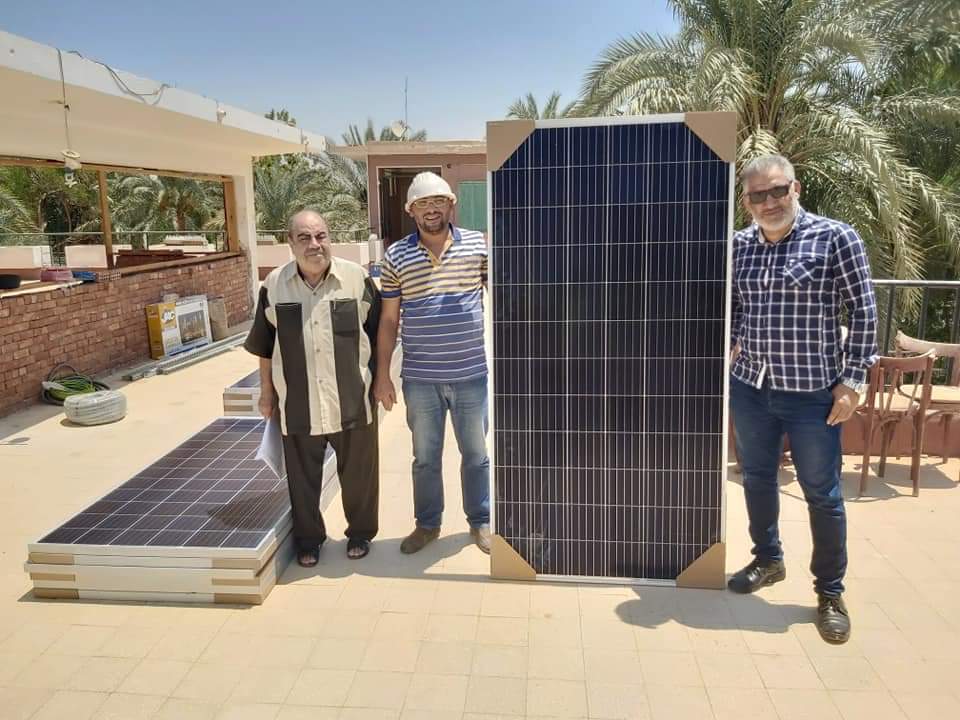 تركيب محطة طاقة شمسية بقدرة 10 كيلو وات بمبنى نقابة المهندسين (4)