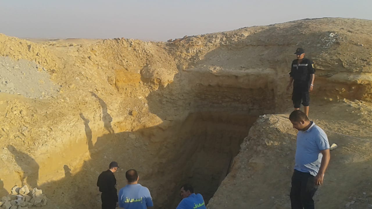 مصرع شخص أثناء التنقيب عن الآثار بالعياط (6)