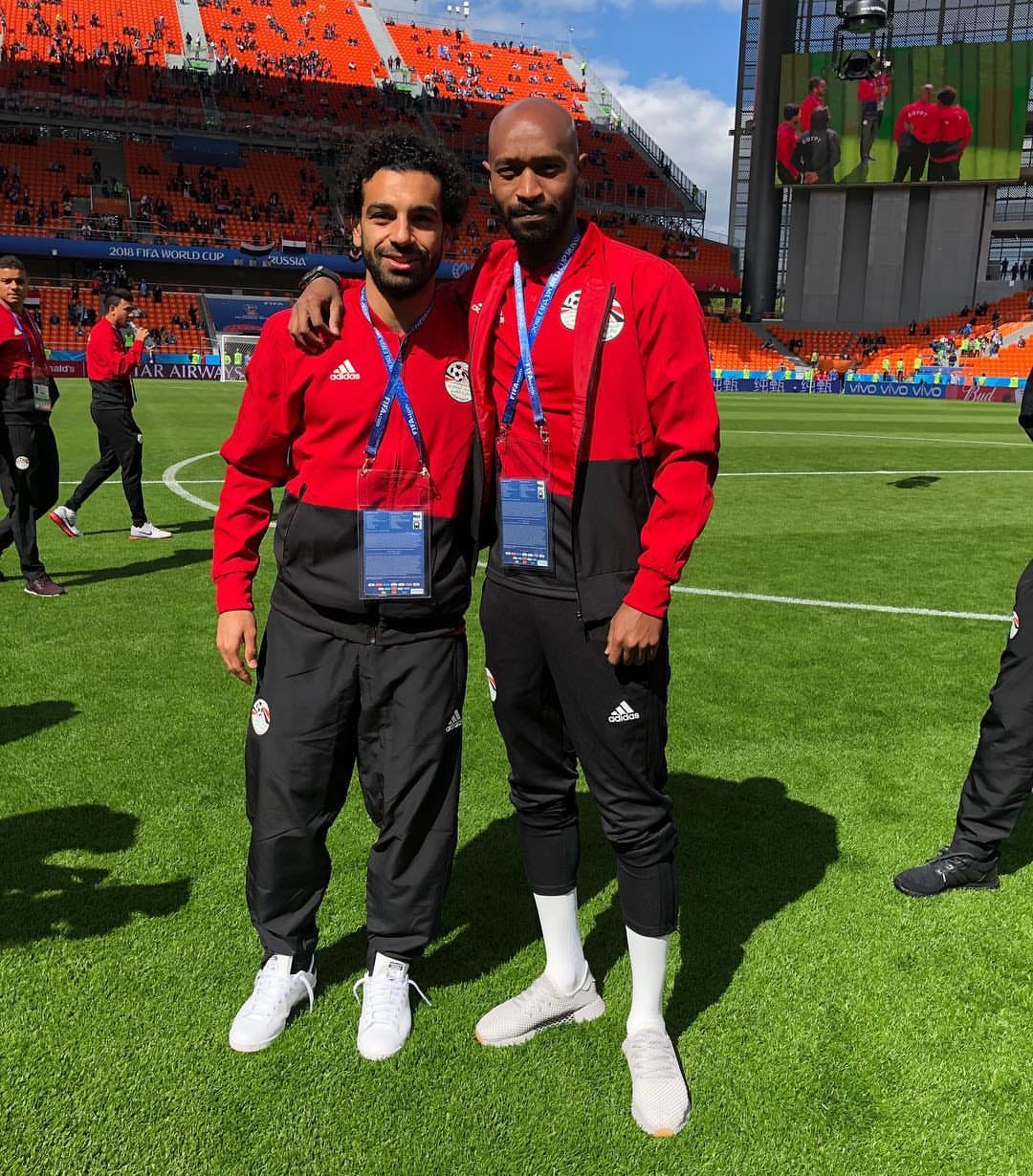 شيكابالا مع محمد صلاح فى كأس  العالم
