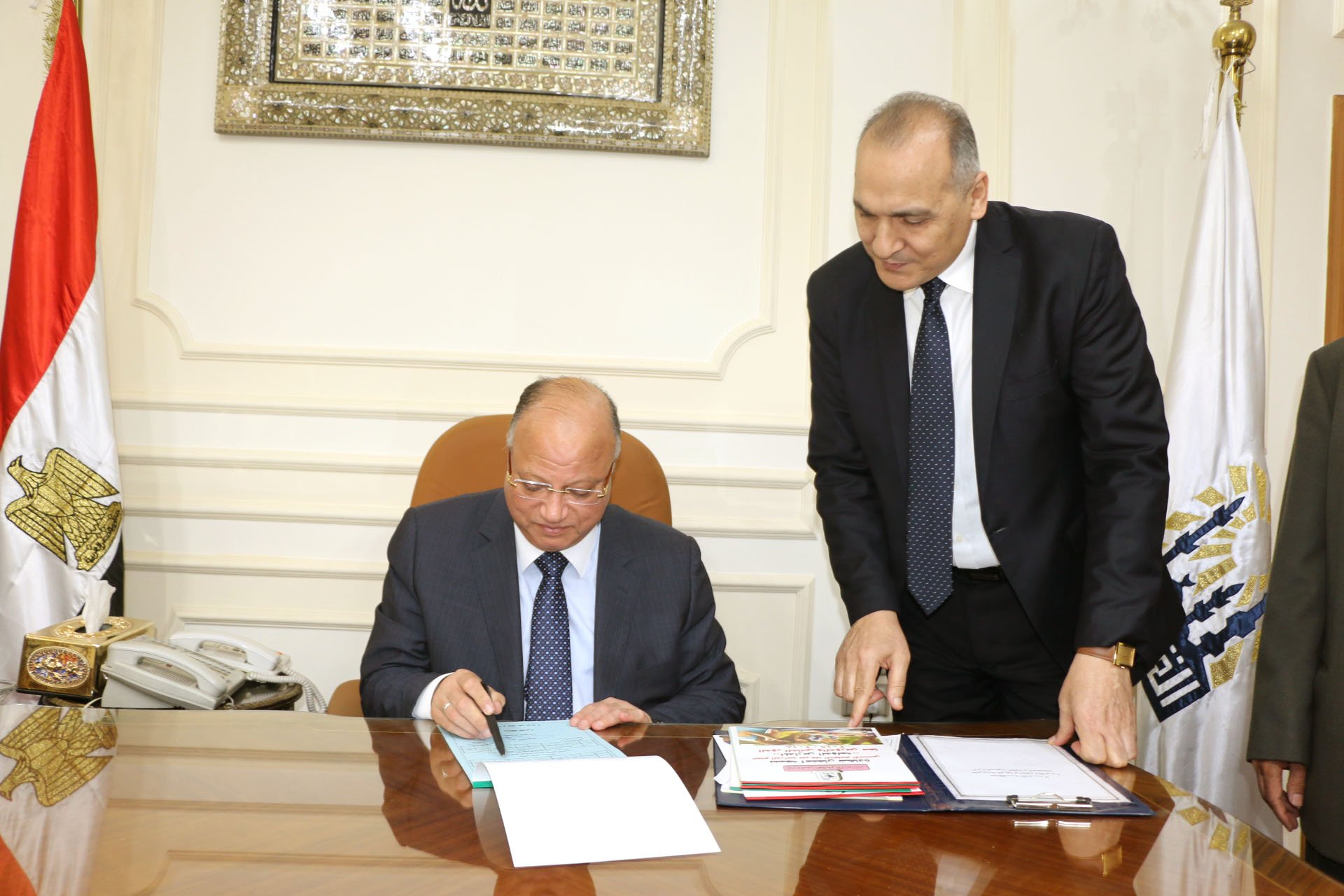 محافظ القاهرة يعتمد نتيجة الدور الأول للشهادة الاعدادية (1)
