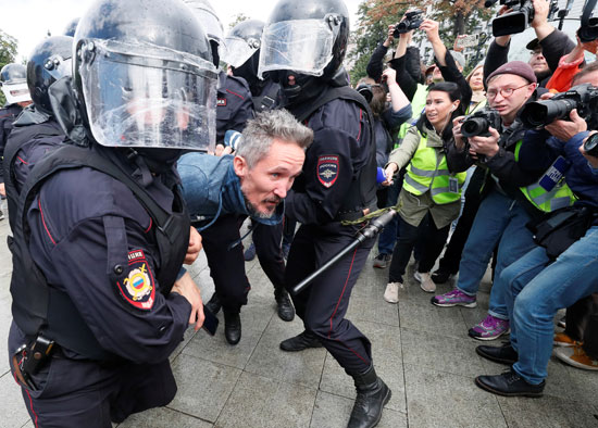 اعتقالات فى موسكو