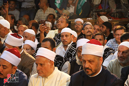 احتفال الطرق الصوفية ، برأس السنة الهجرية بمسجد الإمام الحسين (7)