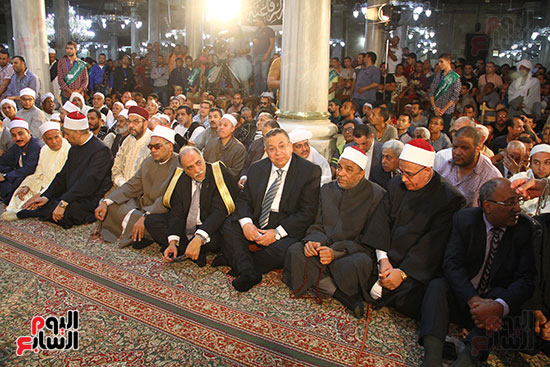 احتفال الطرق الصوفية ، برأس السنة الهجرية بمسجد الإمام الحسين (1)