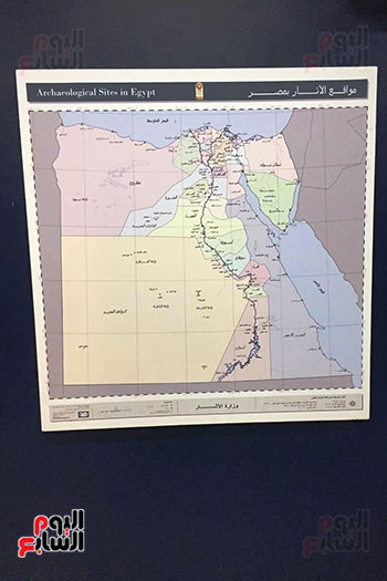 خريطة-لمواقع-الآثار-فى-مصر