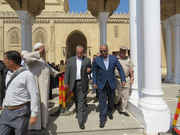 مدير أمن الغربية بتفقد المسجد الاحمدي