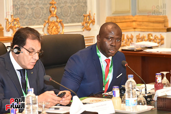 الجلسة الافتتاحية لاجتماعات لجنة العلاقات والتعاون الدولي بالبرلمان الأفريقي (4)