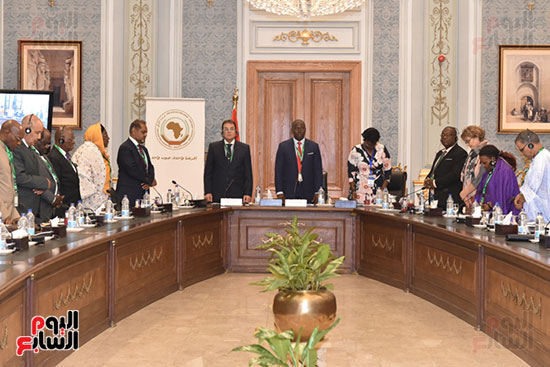 الجلسة الافتتاحية لاجتماعات لجنة العلاقات والتعاون الدولي بالبرلمان الأفريقي (13)